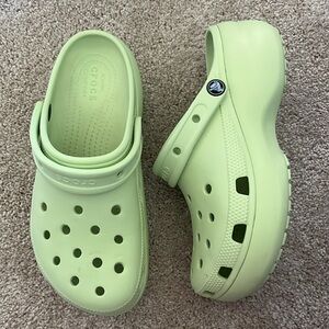 Classic Platform CROCS Size 8